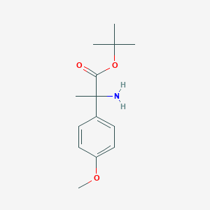 Tert-butyl 2-amino-2-(4-methoxyphenyl)propanoate