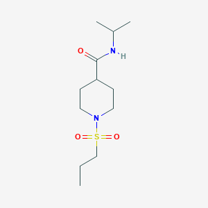 N-isopropyl-1-(propylsulfonyl)piperidine-4-carboxamide