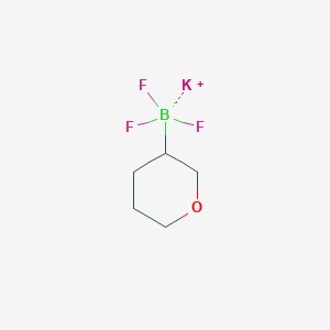 molecular formula C5H9BF3KO B2646694 三氟(氧杂环-3-基)硼酸钾 CAS No. 1430219-80-9