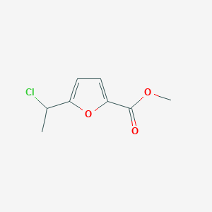 molecular formula C8H9ClO3 B2646699 5-(1-氯乙基)呋喃-2-羧酸甲酯 CAS No. 35943-22-7