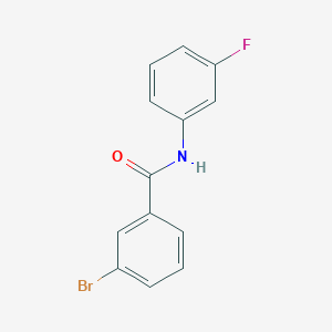 molecular formula C13H9BrFNO B2646782 3-溴-N-(3-氟苯基)苯甲酰胺 CAS No. 206062-09-1