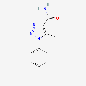 5-methyl-1-(4-methylphenyl)-1H-1,2,3-triazole-4-carboxamide