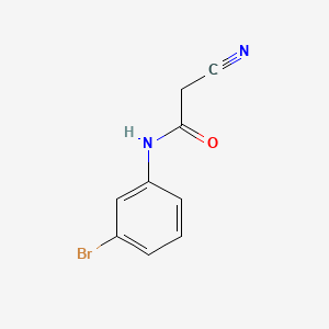 N-(3-bromophenyl)-2-cyanoacetamide