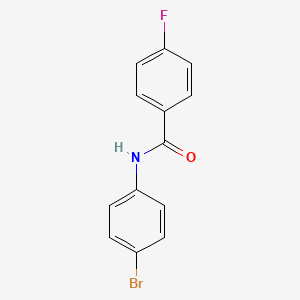 molecular formula C13H9BrFNO B2646853 N-(4-溴苯基)-4-氟苯甲酰胺 CAS No. 671-15-8