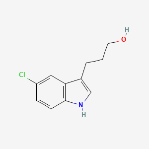 molecular formula C11H12ClNO B2646869 3-(5-chloro-1H-indol-3-yl)propan-1-ol CAS No. 141071-81-0