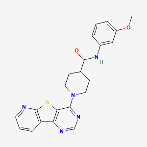 N-(3-methoxyphenyl)-1-(pyrido[3',2':4,5]thieno[3,2-d]pyrimidin-4-yl)piperidine-4-carboxamide