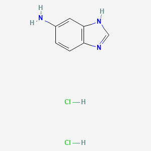 molecular formula C7H9Cl2N3 B2646887 1H-Benzo[d]imidazol-6-amine dihydrochloride CAS No. 55299-95-1