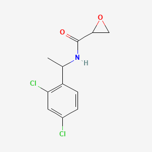 N-[1-(2,4-Dichlorophenyl)ethyl]oxirane-2-carboxamide