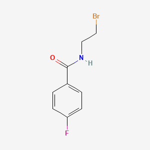 molecular formula C9H9BrFNO B2646902 N-(2-bromoethyl)-4-fluorobenzamide CAS No. 95383-37-2