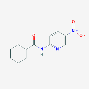 molecular formula C12H15N3O3 B2646911 N-(5-nitropyridin-2-yl)cyclohexanecarboxamide CAS No. 543686-13-1