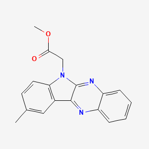 Methyl 2-(9-methylindolo[3,2-b]quinoxalin-6-yl)acetate