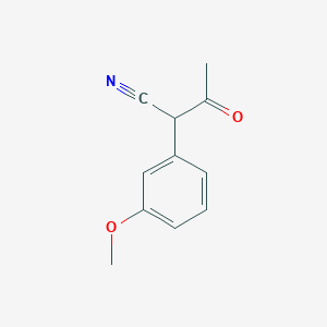 molecular formula C11H11NO2 B2646941 2-(3-Methoxyphenyl)-3-oxobutanenitrile CAS No. 25594-66-5