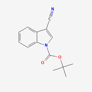 molecular formula C14H14N2O2 B2646953 Tert-butyl 3-cyano-1H-indole-1-carboxylate CAS No. 908244-43-9