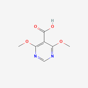 molecular formula C7H8N2O4 B2647028 4,6-Dimethoxypyrimidine-5-carboxylic acid CAS No. 4319-93-1