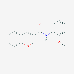 molecular formula C18H17NO3 B2647043 N-(2-乙氧基苯基)-2H-色烯-3-甲酰胺 CAS No. 887345-95-1
