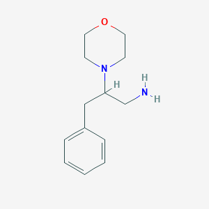 molecular formula C13H20N2O B2647052 2-Morpholin-4-YL-3-phenylpropan-1-amine CAS No. 953740-37-9