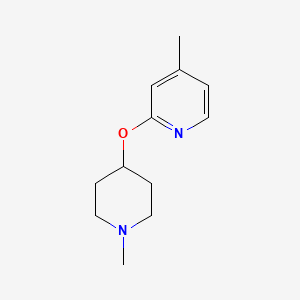 4-Methyl-2-[(1-methylpiperidin-4-yl)oxy]pyridine