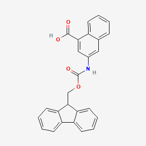 3-(9H-Fluoren-9-ylmethoxycarbonylamino)naphthalene-1-carboxylic acid