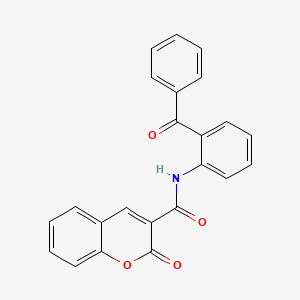 2-oxo-N-[2-(phenylcarbonyl)phenyl]-2H-chromene-3-carboxamide