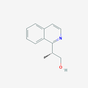 molecular formula C12H13NO B2647087 (2R)-2-Isoquinolin-1-ylpropan-1-ol CAS No. 2218516-85-7