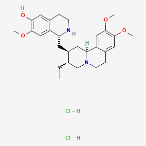 molecular formula C28H40Cl2N2O4 B2647113 盐酸头孢菌素 CAS No. 3738-70-3