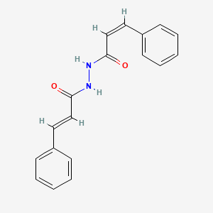 (2Z)-3-phenyl-N'-[(2E)-3-phenylprop-2-enoyl]prop-2-enehydrazide