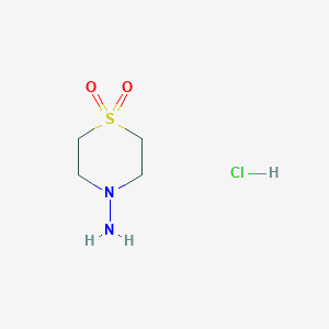 4-Amino-1lambda6-thiomorpholine-1,1-dione hydrochloride