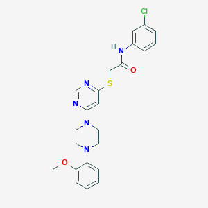 1-(3-bromophenyl)-3-[3-(3-ethoxyphenyl)-1,2,4-oxadiazol-5-yl]pyridazin-4(1H)-one