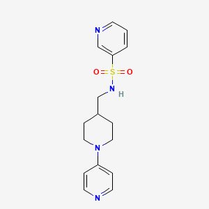 N-((1-(pyridin-4-yl)piperidin-4-yl)methyl)pyridine-3-sulfonamide