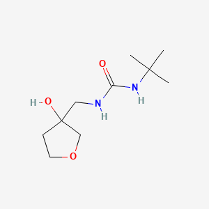 1-(Tert-butyl)-3-((3-hydroxytetrahydrofuran-3-yl)methyl)urea