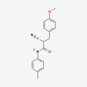2-cyano-3-(4-methoxyphenyl)-N-(4-methylphenyl)propanamide