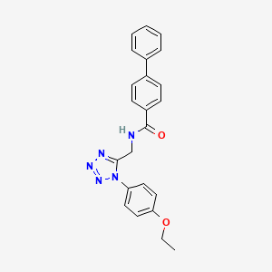 N-((1-(4-ethoxyphenyl)-1H-tetrazol-5-yl)methyl)-[1,1'-biphenyl]-4-carboxamide