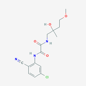 molecular formula C15H18ClN3O4 B2647201 N1-(5-chloro-2-cyanophenyl)-N2-(2-hydroxy-4-methoxy-2-methylbutyl)oxalamide CAS No. 2319638-23-6