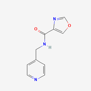 N-(pyridin-4-ylmethyl)-1,3-oxazole-4-carboxamide