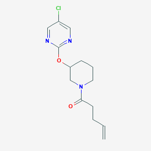 1-(3-((5-Chloropyrimidin-2-yl)oxy)piperidin-1-yl)pent-4-en-1-one