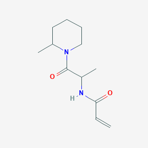N-[1-(2-Methylpiperidin-1-yl)-1-oxopropan-2-yl]prop-2-enamide