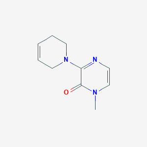 molecular formula C10H13N3O B2647302 3-(3,6-Dihydro-2H-pyridin-1-yl)-1-methylpyrazin-2-one CAS No. 2309232-41-3