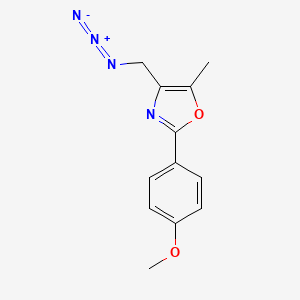 4-(Azidomethyl)-2-(4-methoxyphenyl)-5-methyl-1,3-oxazole