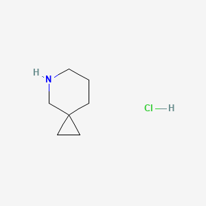 molecular formula C7H14ClN B2647330 5-Azaspiro[2.5]octane hydrochloride CAS No. 1797157-33-5; 25337-01-3