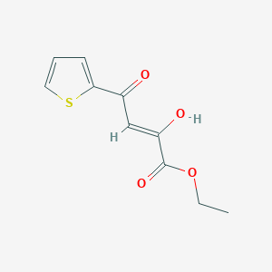 molecular formula C10H10O4S B2647369 ethyl (Z)-2-hydroxy-4-oxo-4-thiophen-2-ylbut-2-enoate CAS No. 785732-30-1