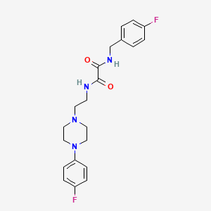 N1-(4-fluorobenzyl)-N2-(2-(4-(4-fluorophenyl)piperazin-1-yl)ethyl)oxalamide