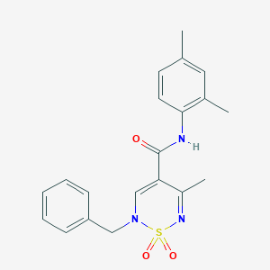 2-benzyl-N-(2,4-dimethylphenyl)-5-methyl-1,1-dioxo-2H-1lambda6,2,6-thiadiazine-4-carboxamide