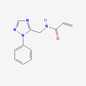 N-[(2-Phenyl-1,2,4-triazol-3-yl)methyl]prop-2-enamide