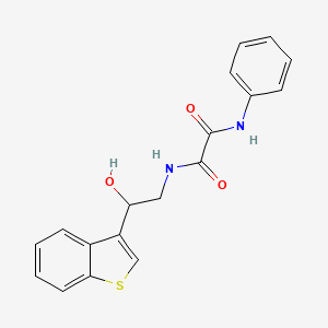 N1-(2-(benzo[b]thiophen-3-yl)-2-hydroxyethyl)-N2-phenyloxalamide