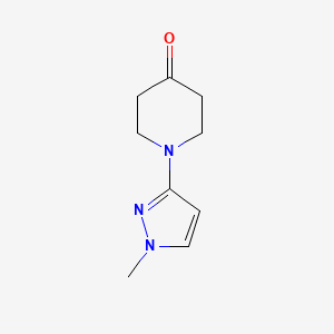 molecular formula C9H13N3O B2647498 1-(1-methyl-1H-pyrazol-3-yl)piperidin-4-one CAS No. 1538024-17-7
