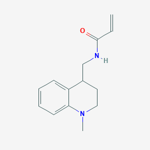 molecular formula C14H18N2O B2647523 n-[(1-Methyl-1,2,3,4-tetrahydroquinolin-4-yl)methyl]prop-2-enamide CAS No. 2109140-72-7