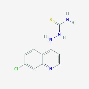 molecular formula C10H9ClN4S B2647528 [(7-Chloroquinolin-4-yl)amino]thiourea CAS No. 93439-33-9
