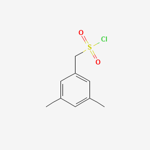 molecular formula C9H11ClO2S B2647539 (3,5-Dimethylphenyl)methanesulfonyl chloride CAS No. 352708-56-6