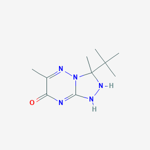 molecular formula C10H17N5O B2647541 3-(tert-butyl)-3,6-dimethyl-2,3-dihydro-[1,2,4]triazolo[4,3-b][1,2,4]triazin-7(8H)-one CAS No. 540760-42-7
