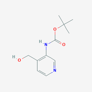 molecular formula C11H16N2O3 B2647548 tert-Butyl (4-(hydroxymethyl)pyridin-3-yl)carbamate CAS No. 1159976-81-4
